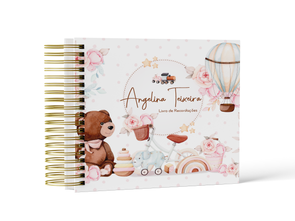 Livro de Recordações Brinquedos Menina