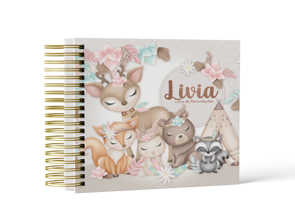 Livro de Recordações Floresta Menina
