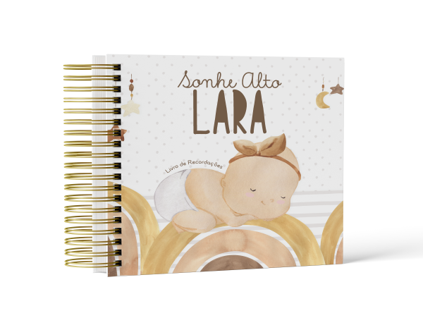 Livro de Recordações Sonhe Alto Menina